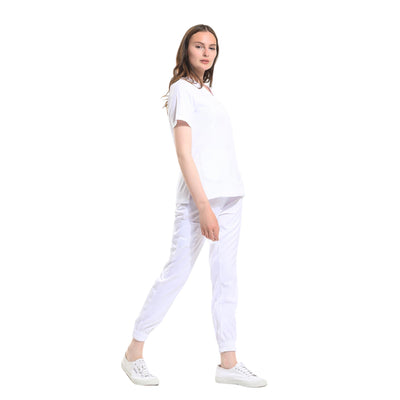 Emily - Active-Stretchhose mit 5 Taschen - Weiss