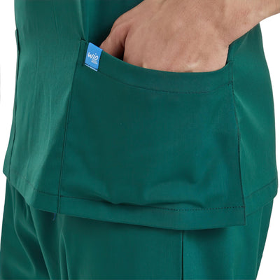 Jan - Stretchkasack mit 3 Taschen - Grün