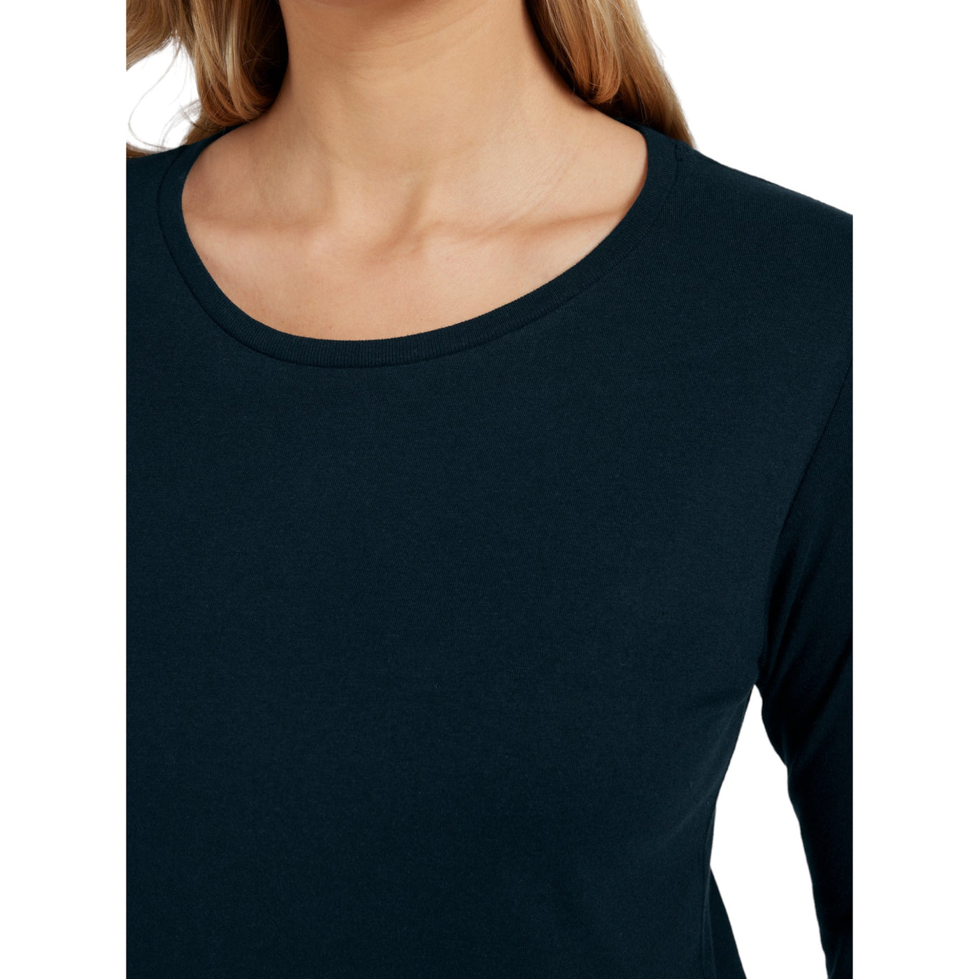 Olivia - T-Shirt langärmlig - Navyblau